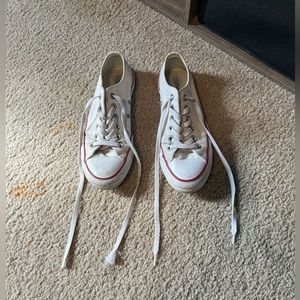 White low top converse